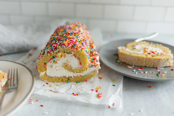 Birthday Cake Roll
