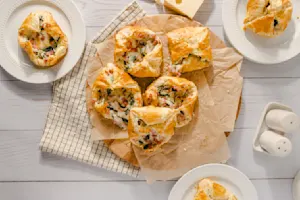 Mom's Ham & Cheese Puffs