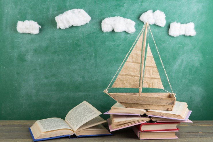  What kind of books do boats write? image