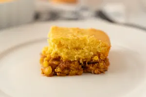 Southern Pork Cornbread Bake