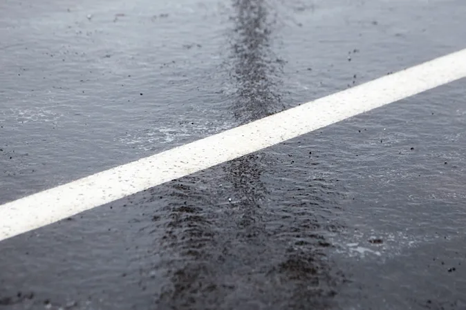 What did the icy road say to the truck? image