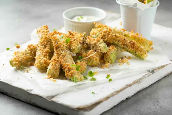 Baked Parmesan Zucchini Sticks image