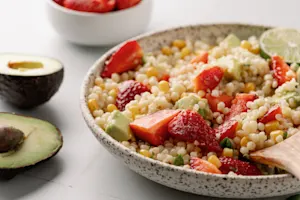 strawberry couscous salad-6