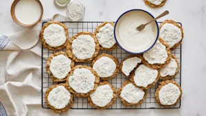 Grandma-s Iced Oatmeal Cookies 1