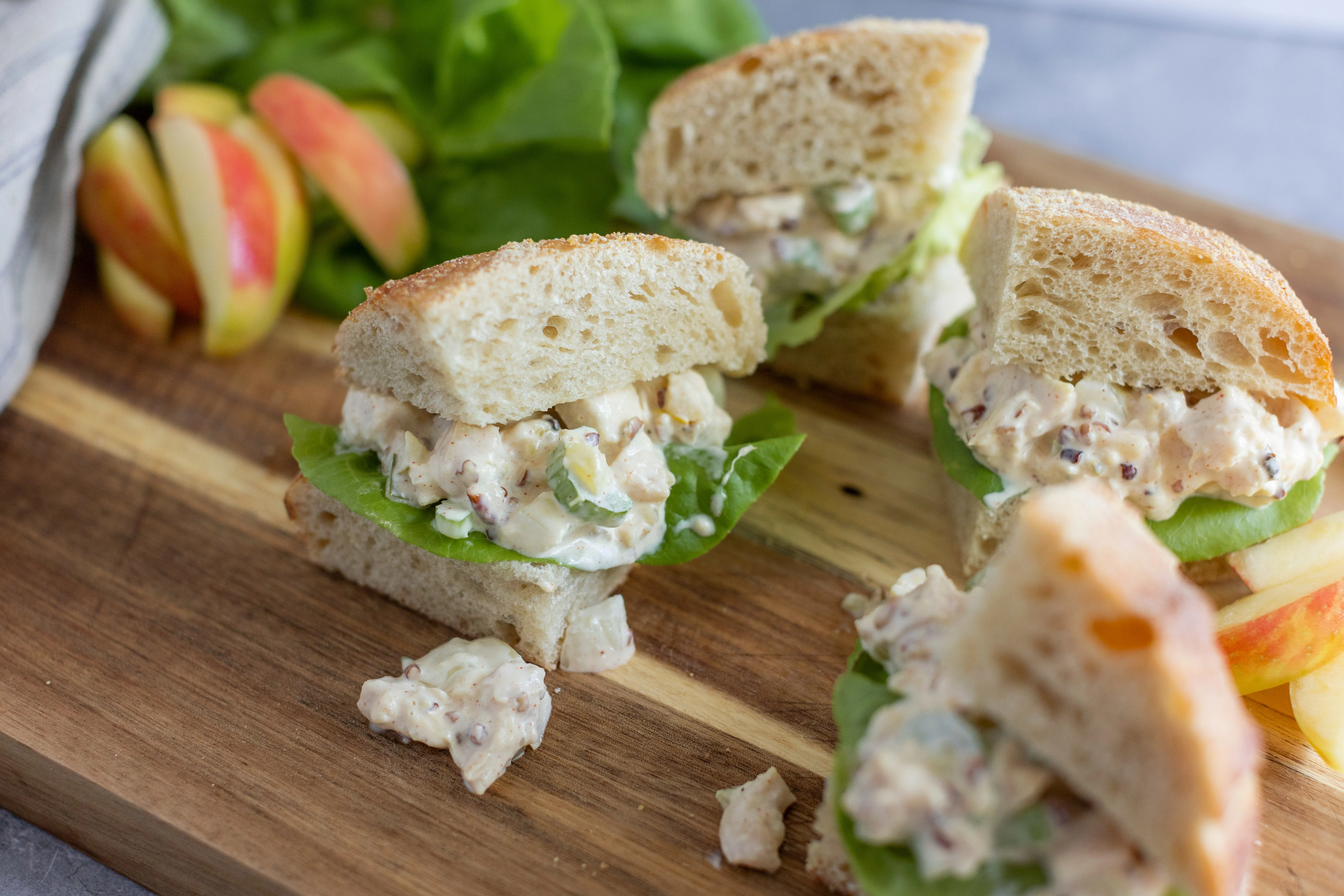 Tropical Chicken Salad Sandwiches | Cooking Professionally