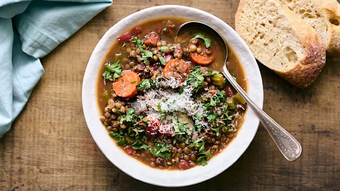 Lazy Lentil Soup