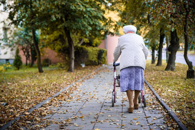 My grandma started walking five miles a day when she was 60. image