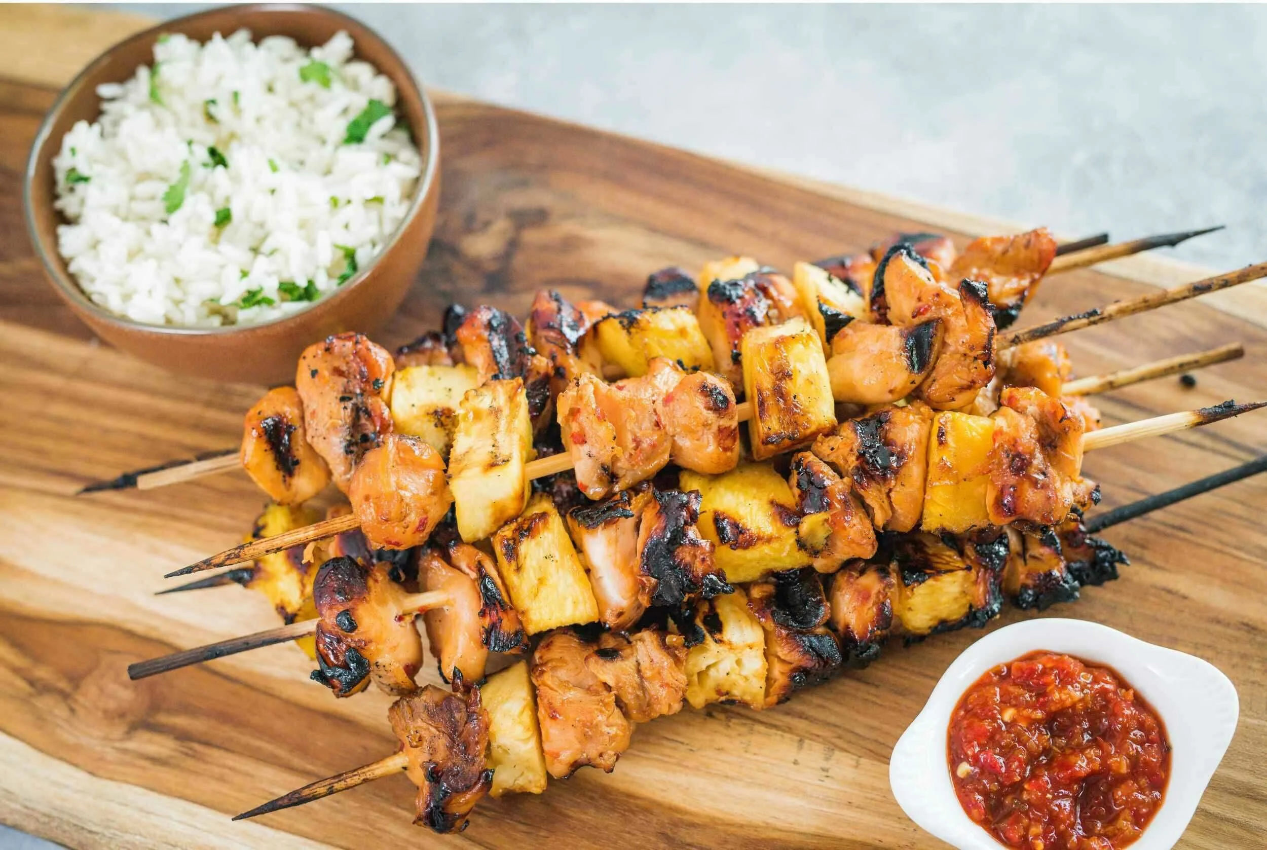 Hawaiian Chicken Skewers | Cooking Professionally