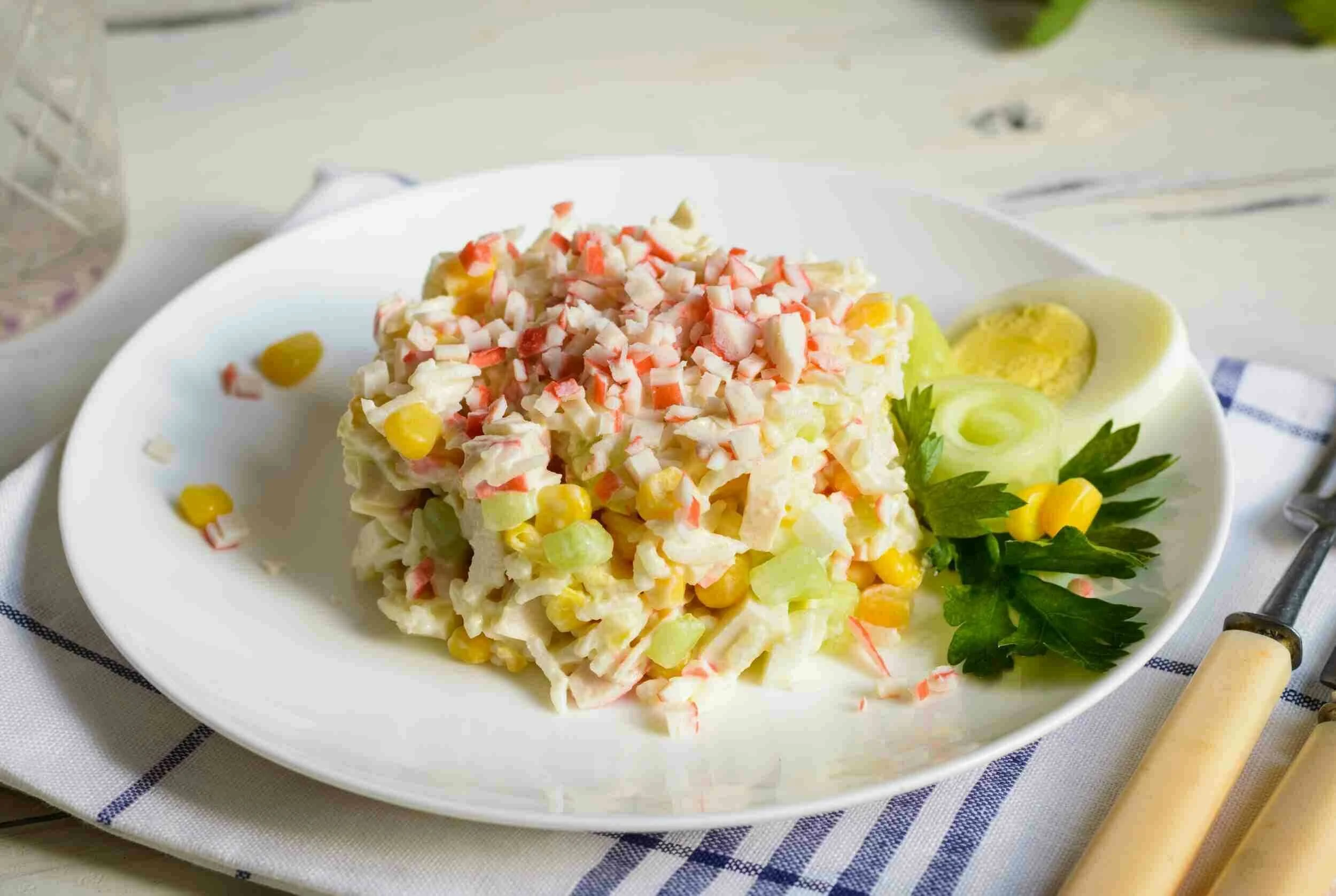 Coastal Crab Stick Salad | Easier Eats
