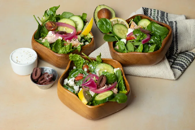 Greek Salmon Salad
