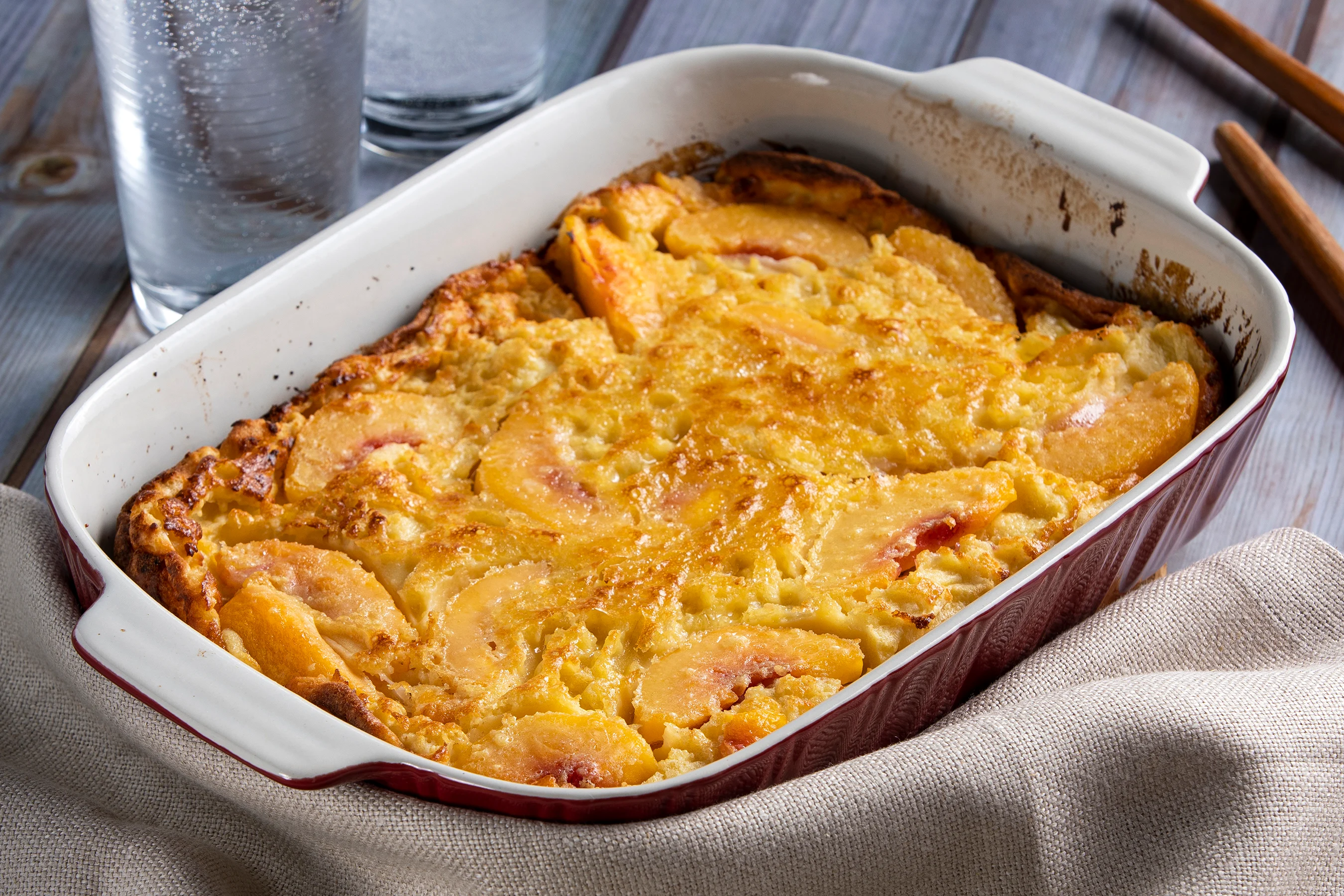 Peachy Dutch Pancakes | Cooking Professionally