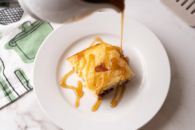 Bacon Sheet Pan Pancakes