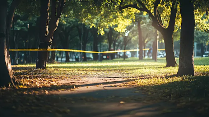 Brutal Park Murder: Man Decapitates Victim, Kicks Head at Cars-1