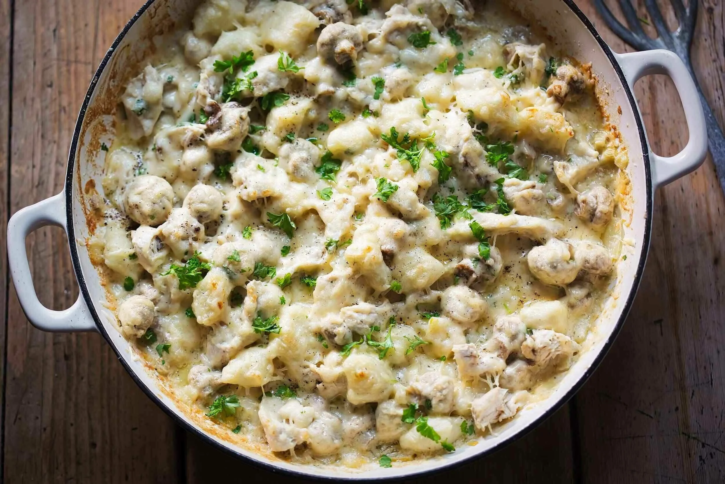 Creamy Chicken and Gnocchi Skillet | Command Cooking