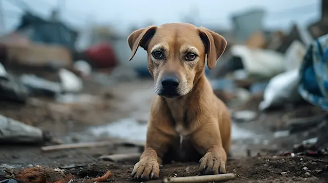 This Stray Dog Found in a Trashpit Became a Movie Star-1