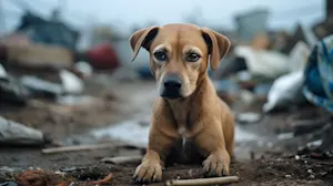 This Stray Dog Found in a Trashpit Became a Movie Star-1