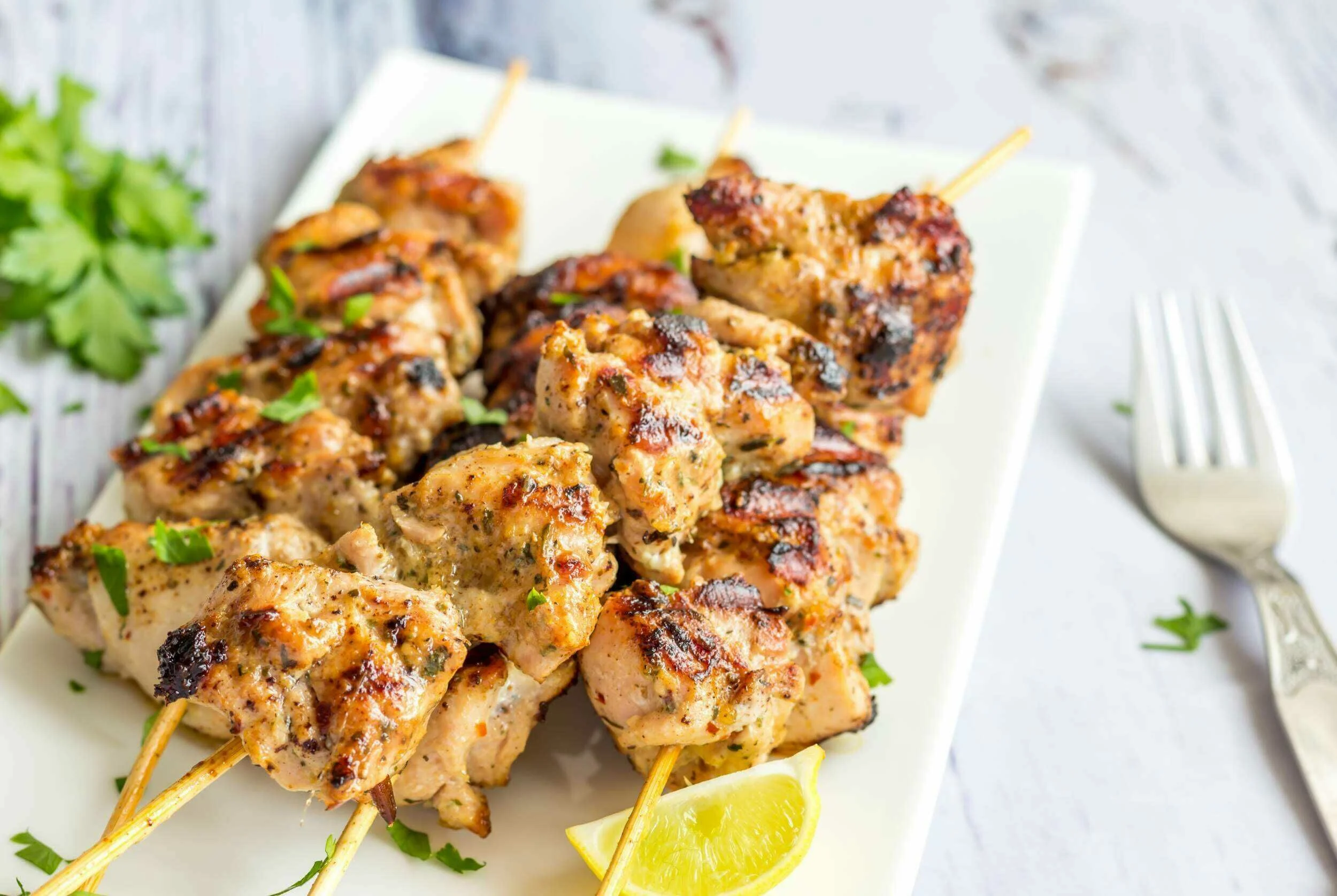 Grilled Chicken Kabobs | Cooking Professionally