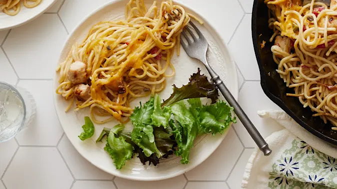 Mexican Chicken Spaghetti