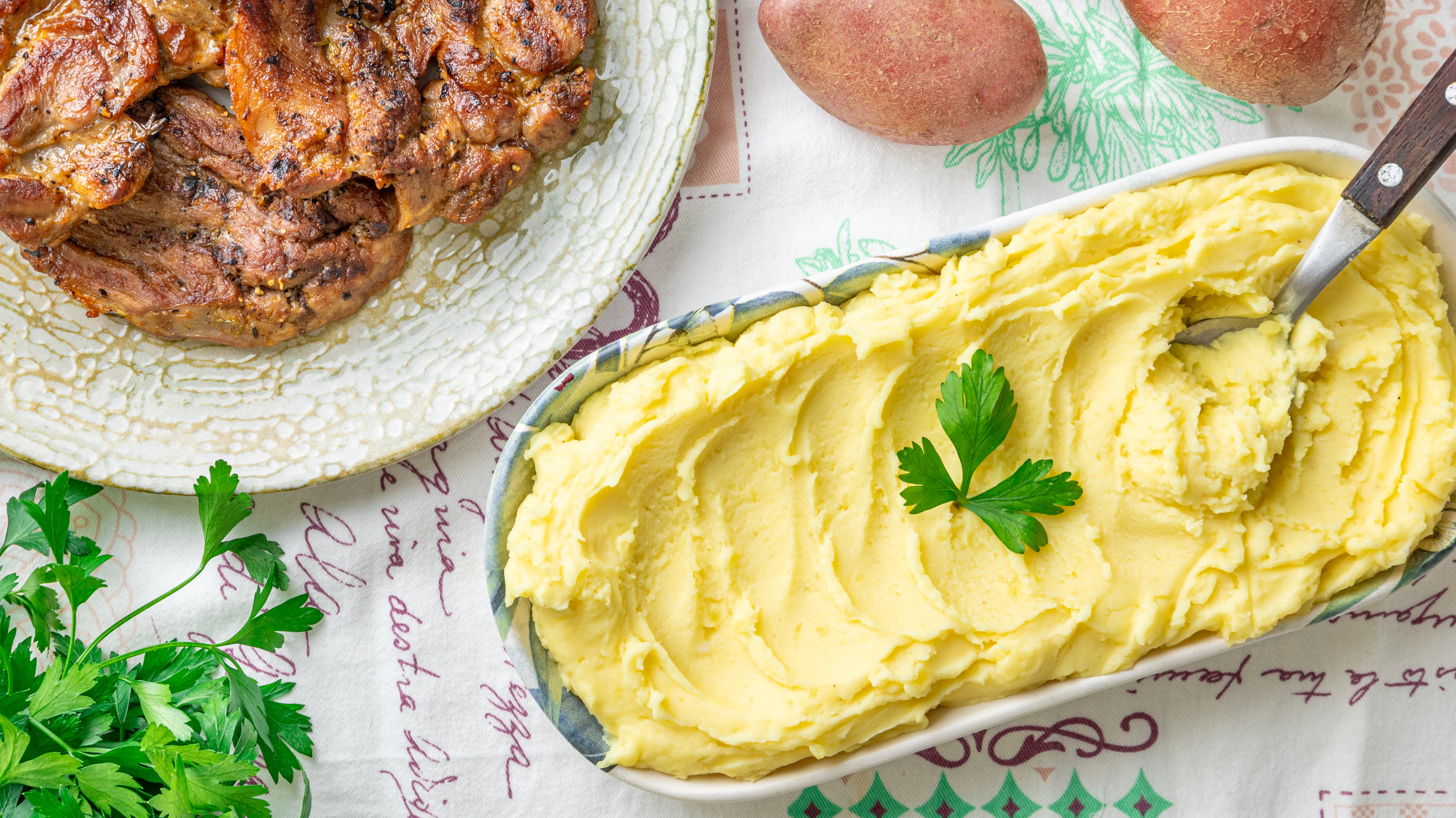 Mashed Red Potatoes | Lazy Cooking