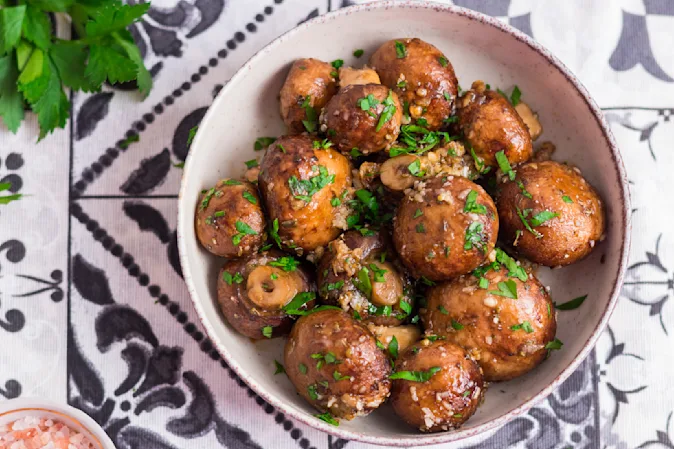 Glory Glory Garlic Mushrooms