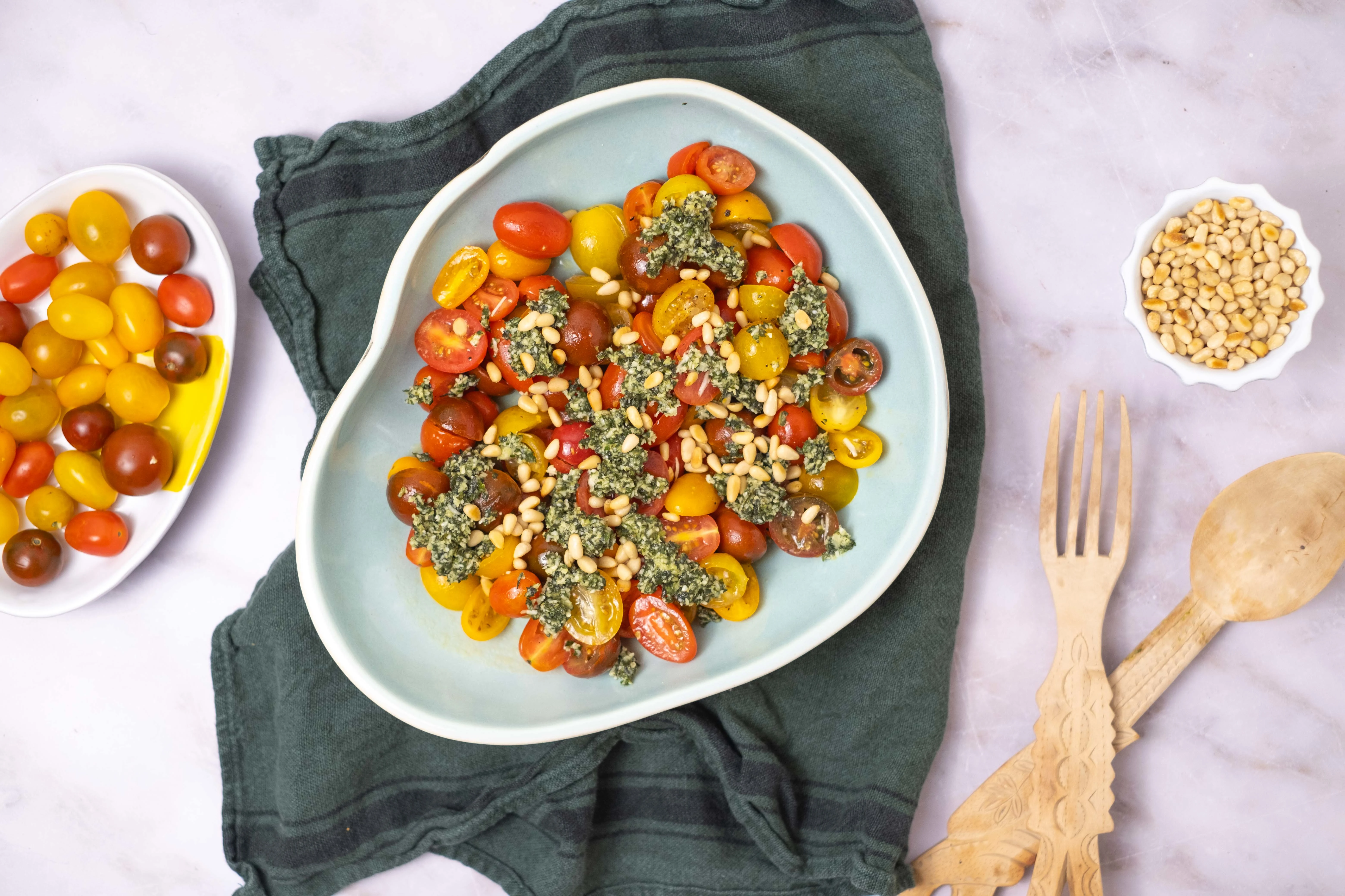 Tarragon Tomato Salad | Lazy Cooking