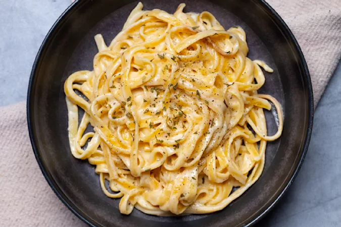 Quick and easy Fettuccine -3