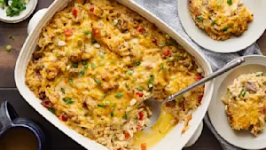 Cheesy Steak Breakfast Hash