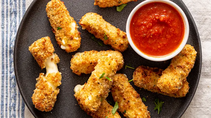 Air-Fryer Fried Cheese