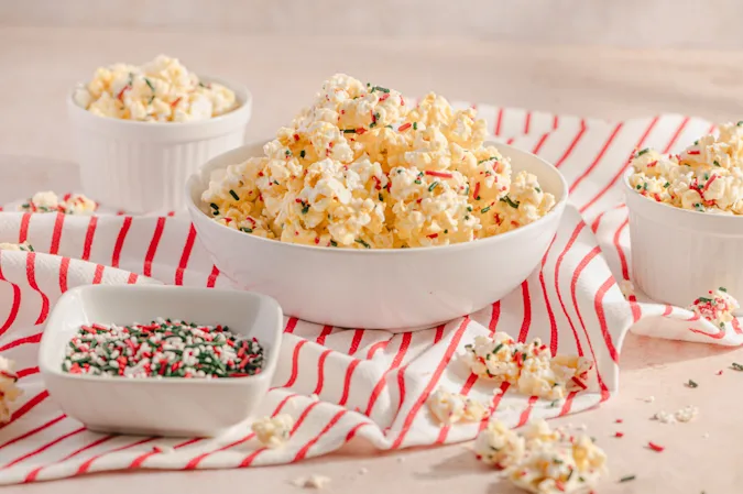 Snowman Popcorn