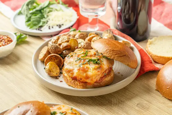 Chicken Parmesan Burgers image