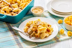 Creamy Chicken And Shells Bake