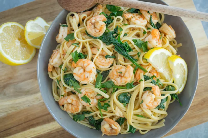 One-Pot Lemon Garlic Shrimp