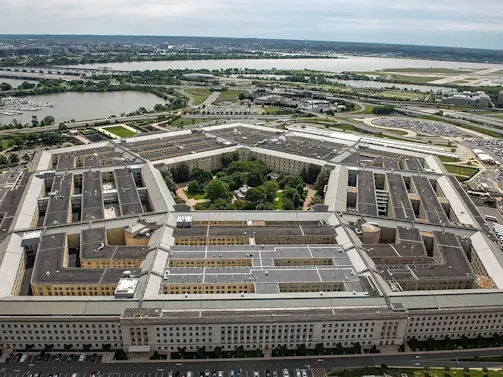 Aerial Closeup of the Pentagon, May 11, 2021