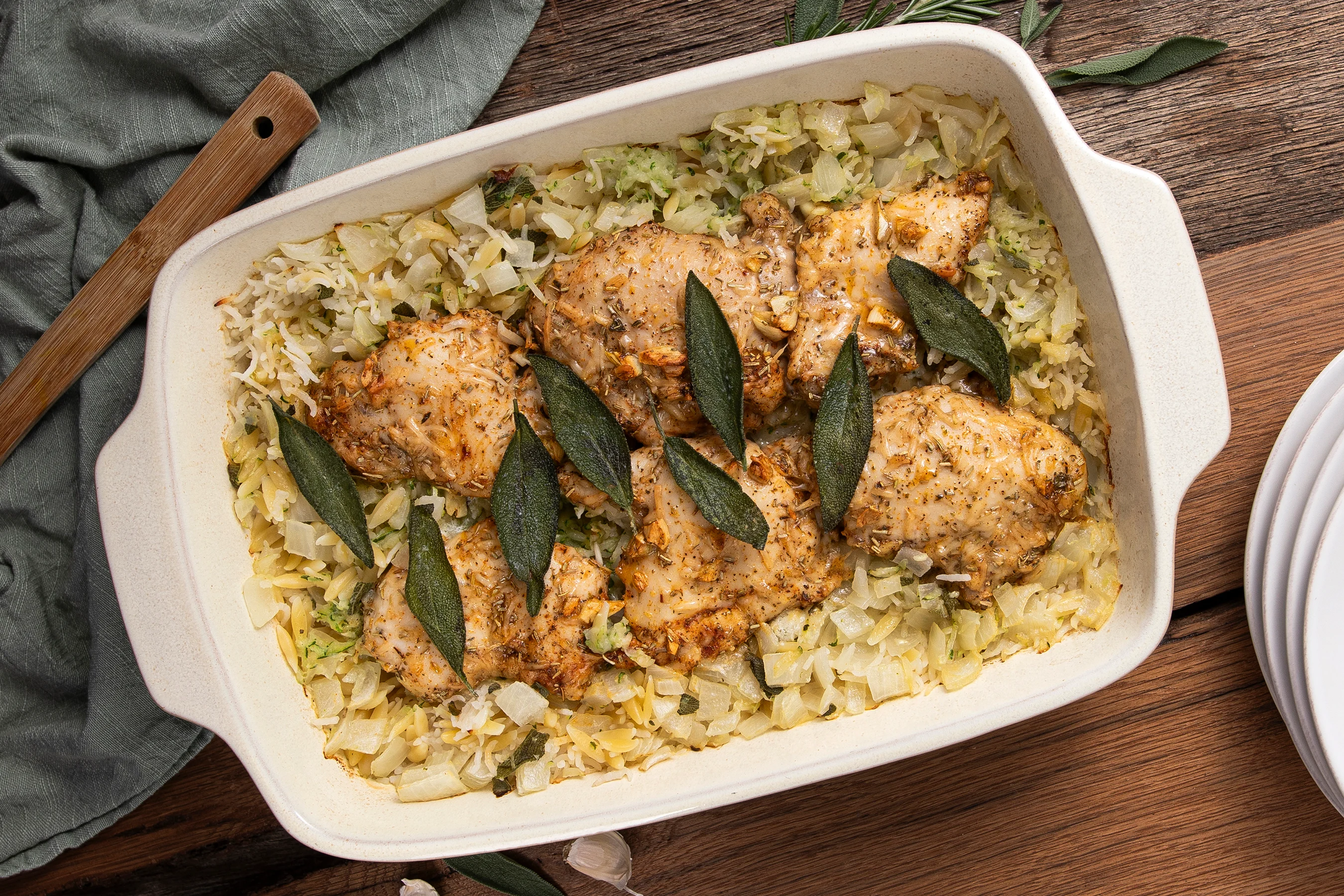 Snow-Day Rice Casserole | Command Cooking