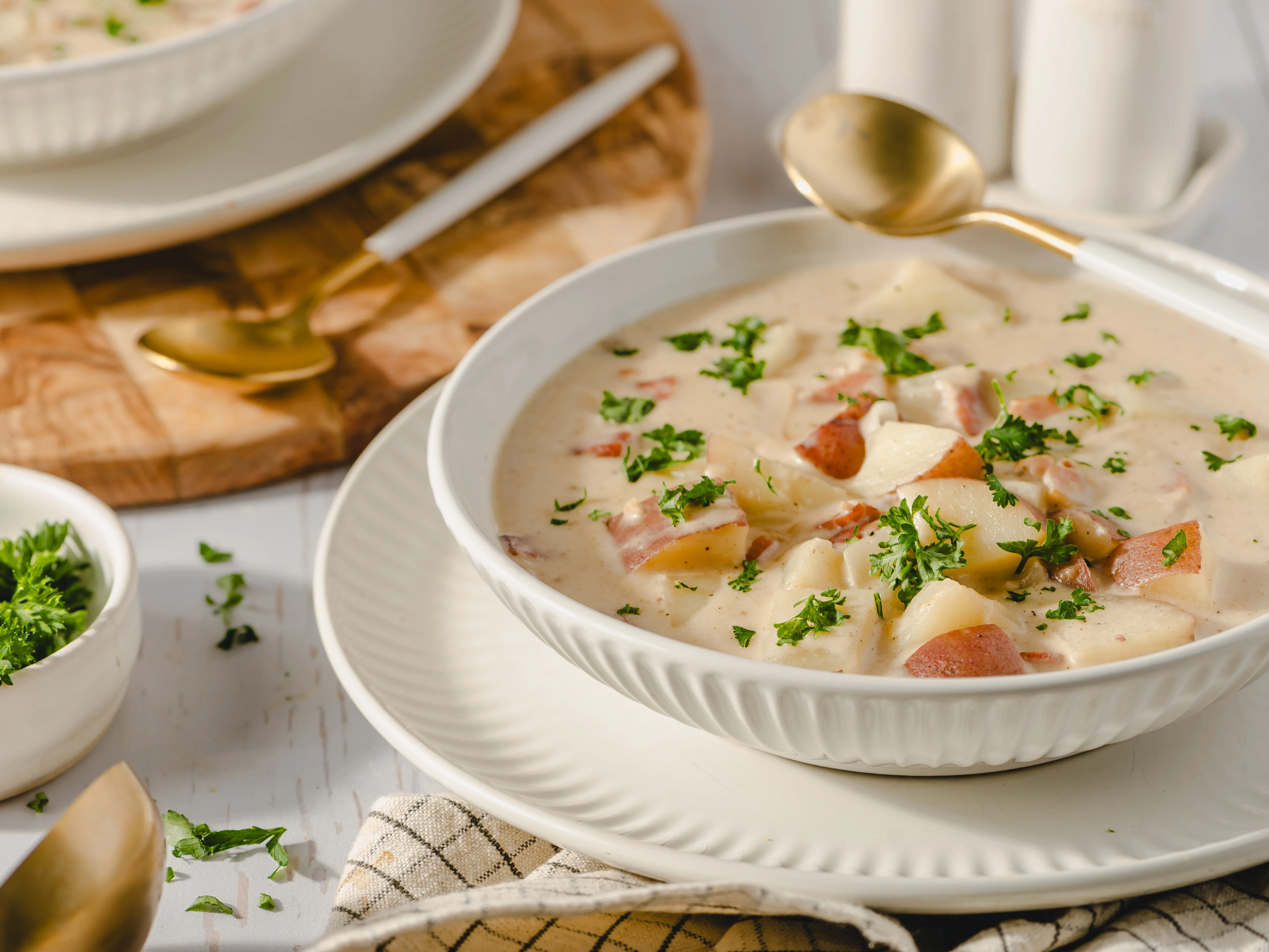 Papa's Potato Bacon Chowder | Command Cooking