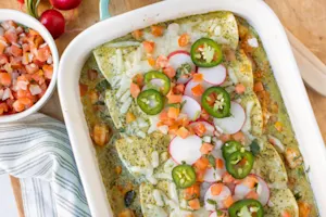 Easy Shrimp Enchilada Casserole-10
