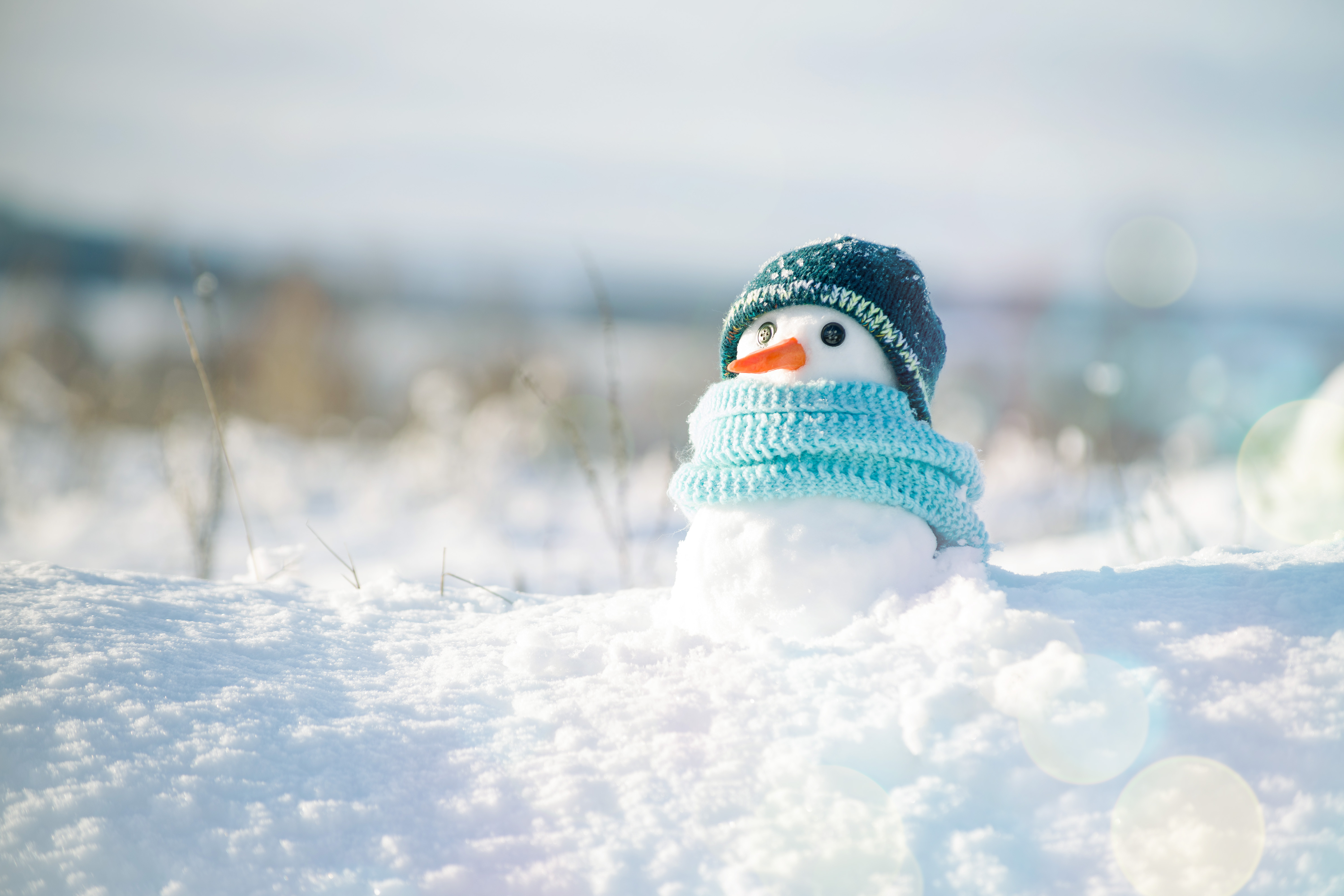 Where do snowmen get their daily weather report? image