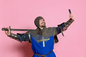 What do you call a knight who hates fighting? image