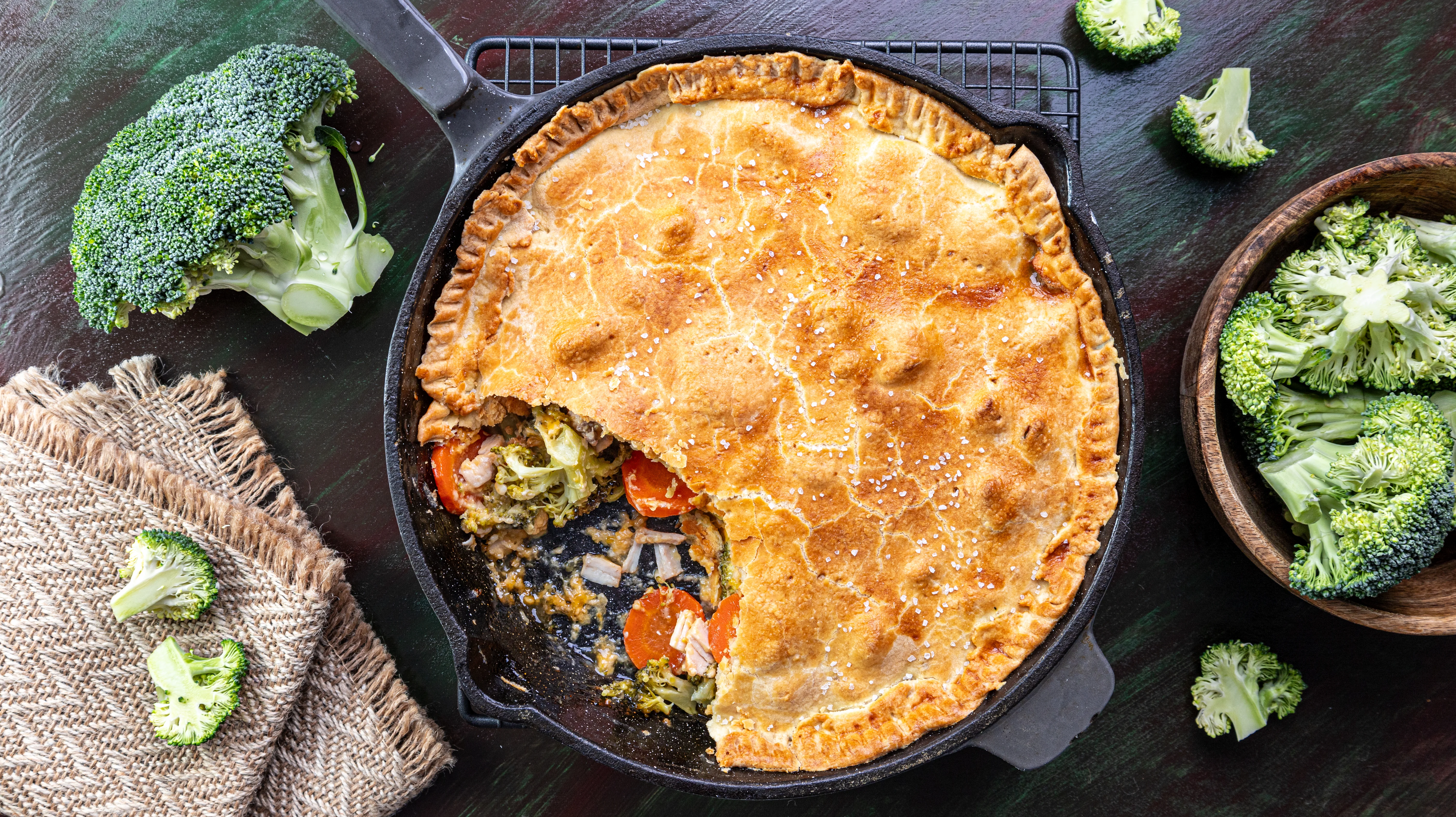 Broccoli Cheddar Pot Pie | Recipe Saver