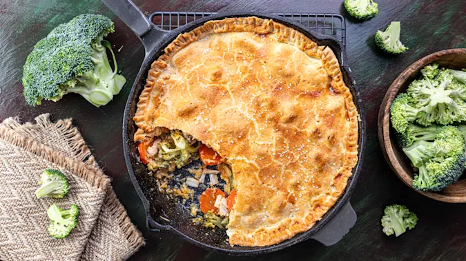 Broccoli Cheddar Pot Pie