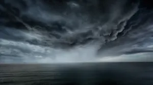 Why did the stormcloud blow past New York on Thanksgiving? image