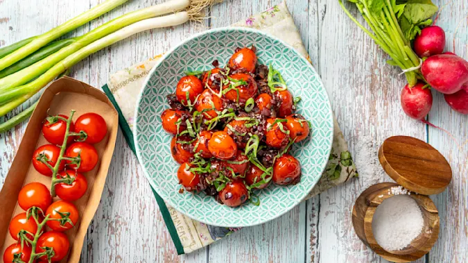 Blistered Tomatoes 1