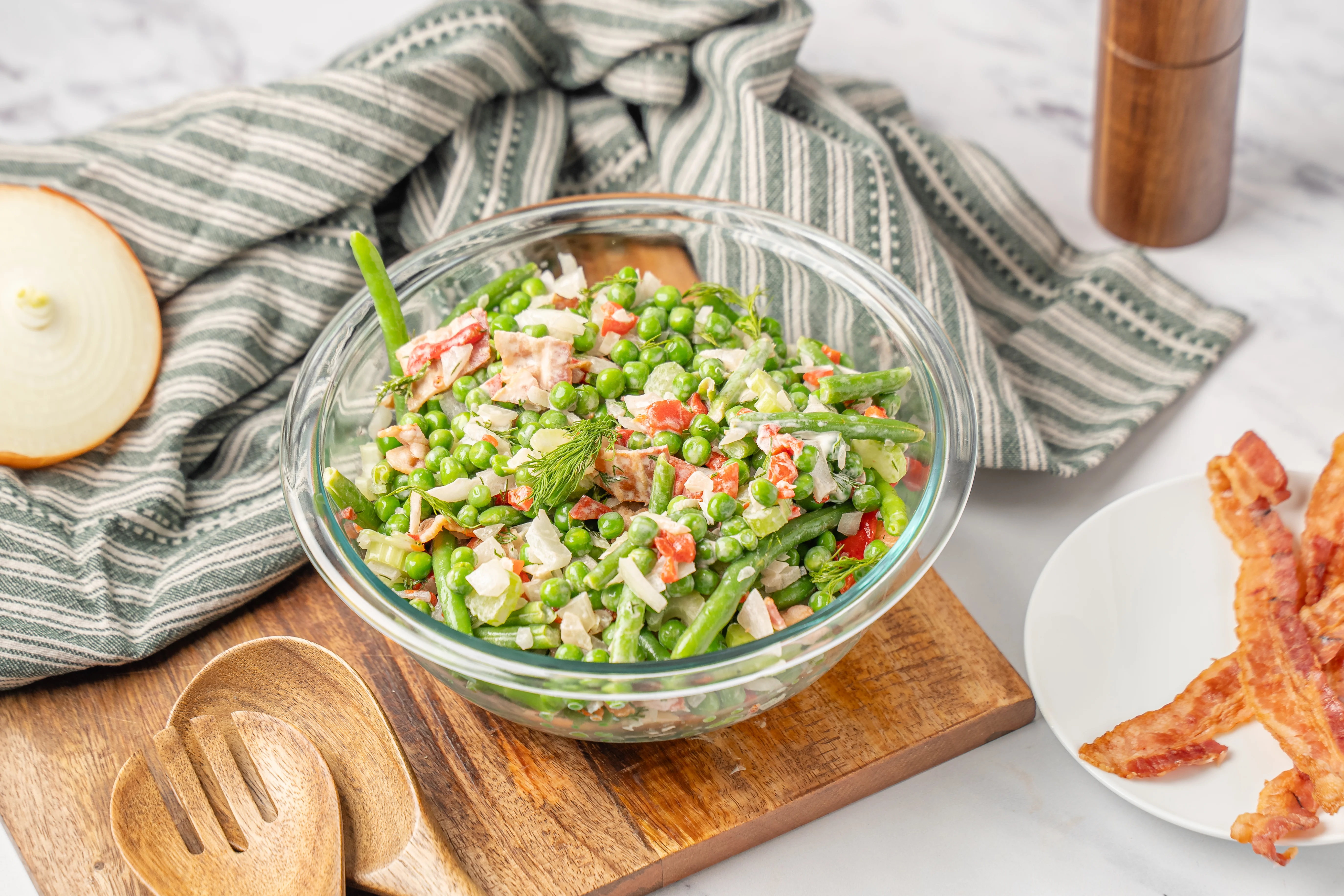 Down-South Pea Salad | Heartland Cooking