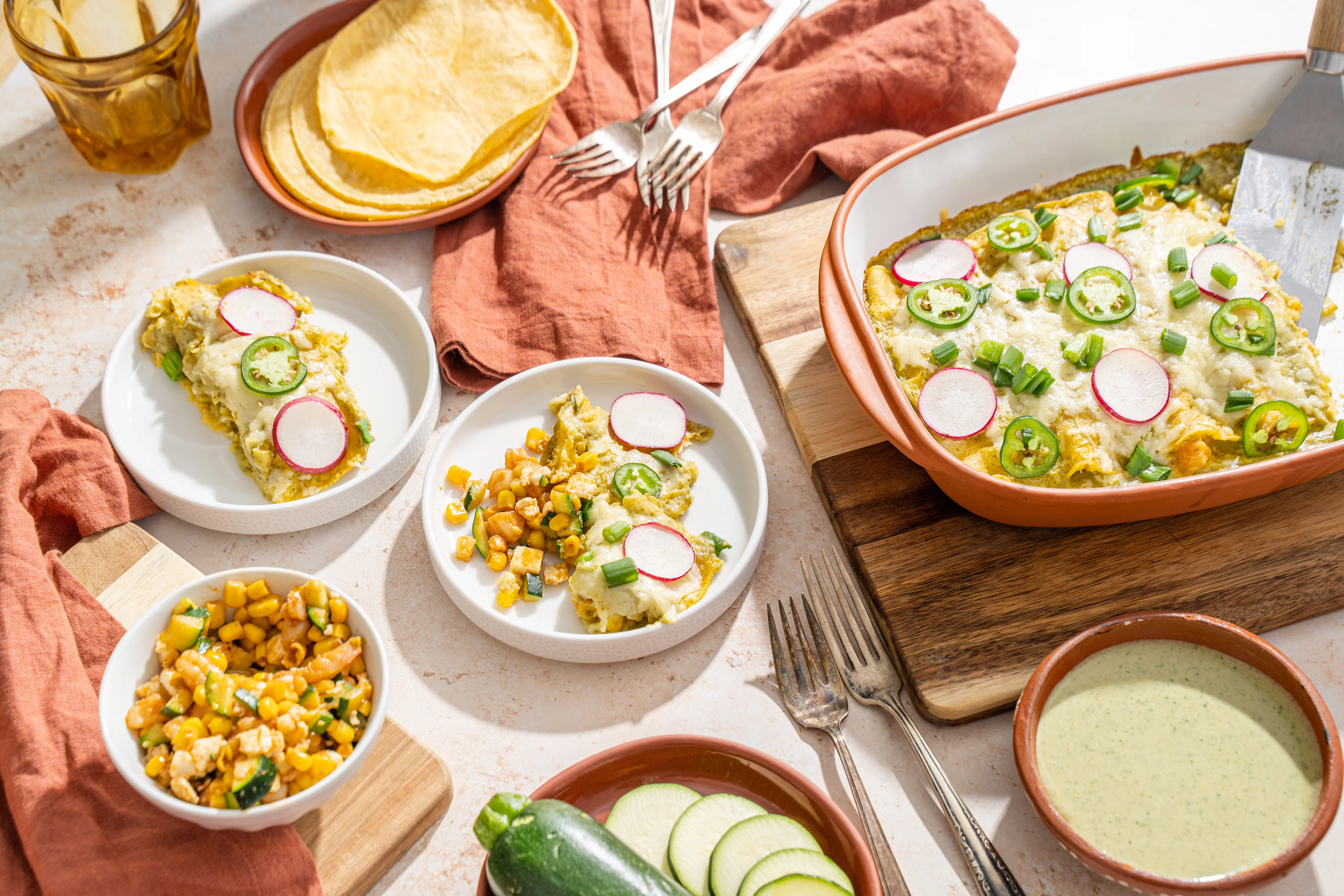 Coastal Enchilada Bake | Command Cooking