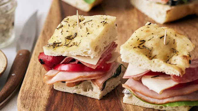 Focaccia Sandwiches