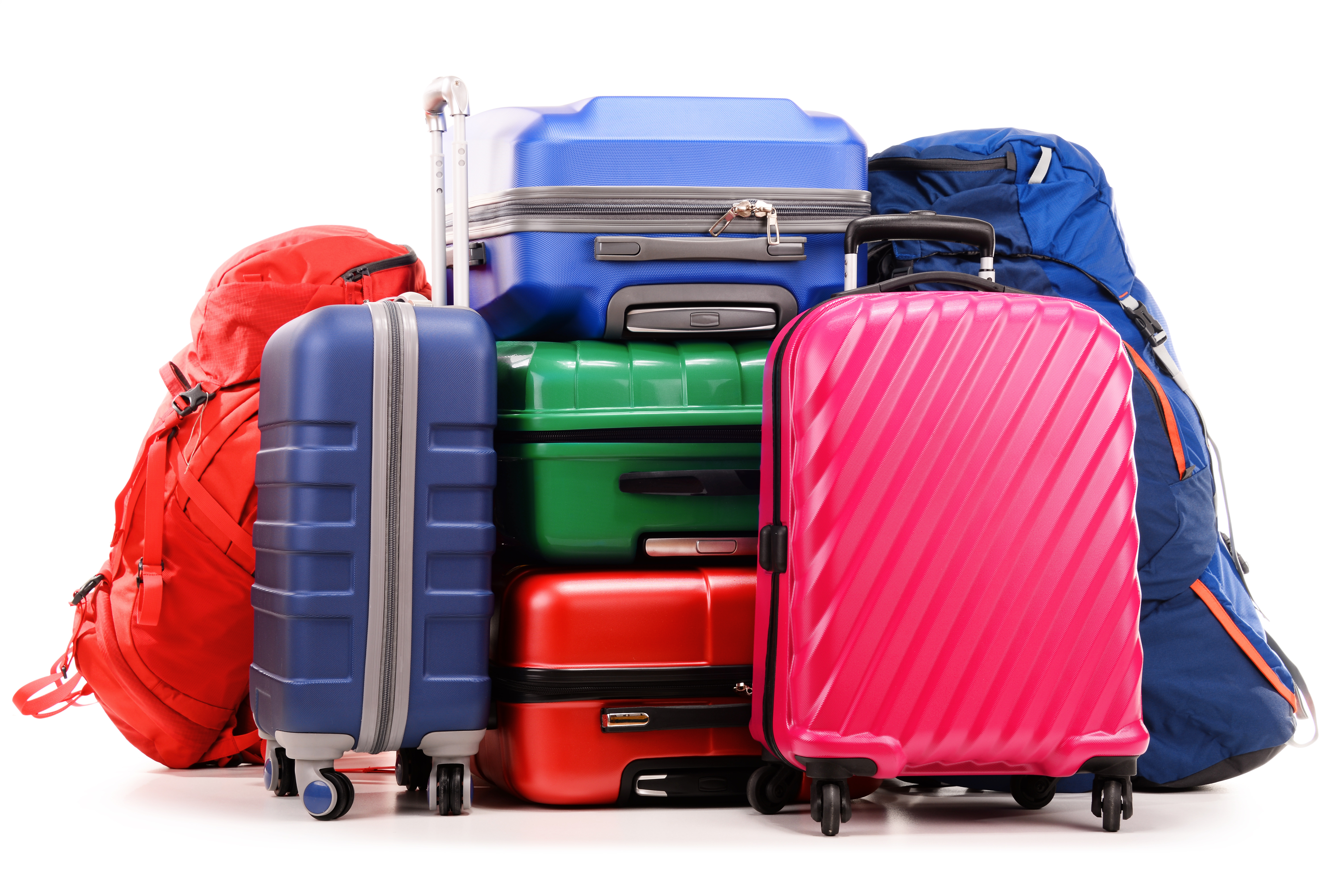 What do boats use to pack their luggage for a plane ride?