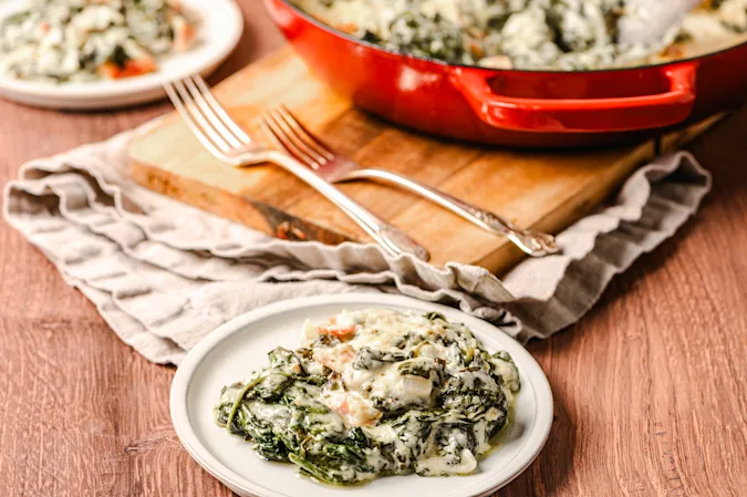 Creamy Spinach Bake