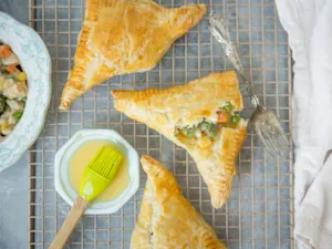 Chicken Pot Pie Turnovers