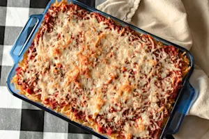 Easy Chicken Spaghetti Casserole