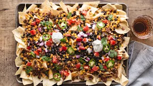 Sheet Pan Beef Nachos 2